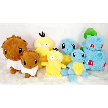 Pokemon Eevee SoftToys/PlushToys/KidsToys 50cm 精灵宝可梦杰尼龟妙花种子娃娃玩具公仔50厘米 